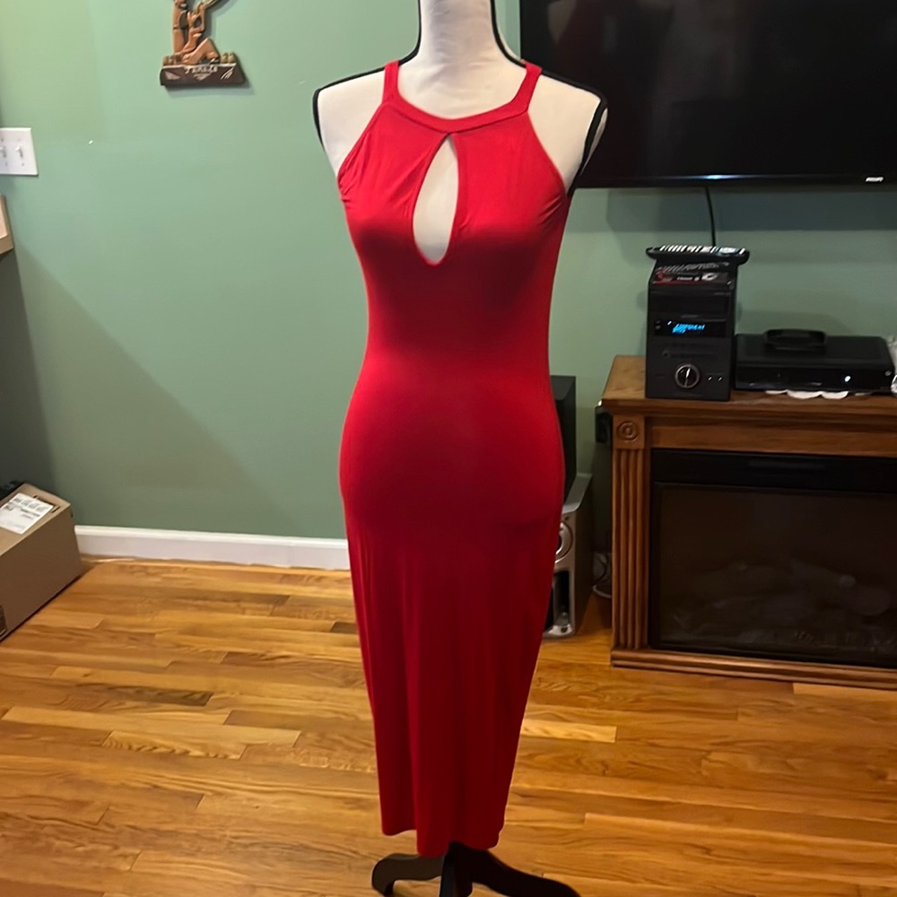 Red Bodycon dress from Boohoo size 6